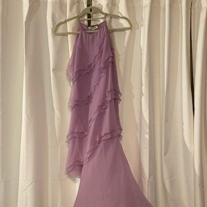 Vintage lavender bias cut dress